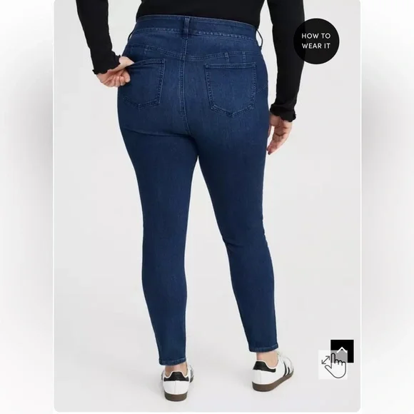 Torrid Bombshell Skinny High-Rise Size 22 Tall Jeans - Picture 2 of 13